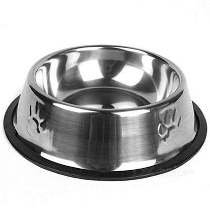 chong ching Stainless Steel Dog Bowel (Large, 36cm)
