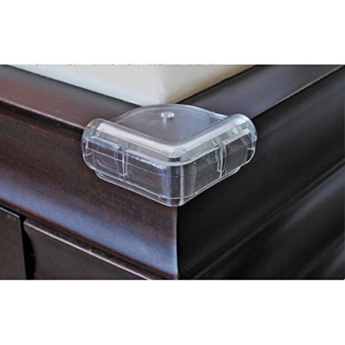 WINOMO Baby Protection Edge Protection Corner Protection Table Cushion Table Corner Protector Silicone Bumper Protection - 4 Pieces