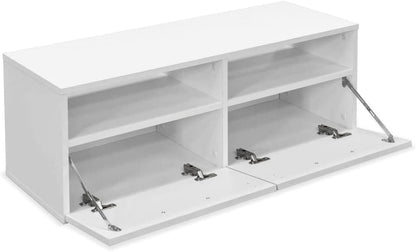 TV Unit in a Warm Beige Finish, Contemporary Entertainment Center Media Console Suitable for s and NeutraLDecor Palettes, Simple and Elegant Living Room Furniture