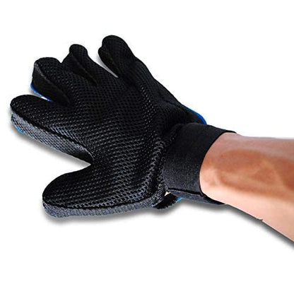 Comfortable Pet Grooming Glove Gentle Deshedding Brush Gloves Massage Tool for Dog Cat