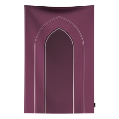 Al-Taqwa Waterproof Prayer Mat, a Durable Rug in Purple made from Wipeable Material, 68x117 cm, for Comfortable Prayer, an Easy-to-Clean Salah Mat for Outdoor, Indoor, and Travel