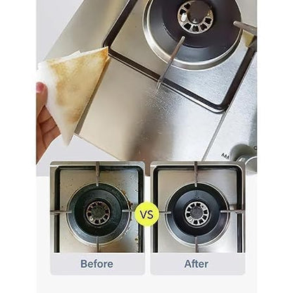 SKDBPM 80 PCS Kitchen Cleaning Wet Wipes strong decontamination extra large pack household wet wipes | Pack Of 1set