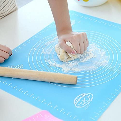 Large Silicone Baking Mat Non-stick Mat Thickening Kneading Dough Pad Baking Pastry Rolling Kitchen Baking Mat Bakeware Liners Pastry Baking Tools