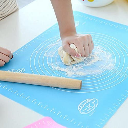 Large Silicone Baking Mat Non-stick Mat Thickening Kneading Dough Pad Baking Pastry Rolling Kitchen Baking Mat Bakeware Liners Pastry Baking Tools