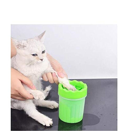 Pet Cats Dogs Foot Clean Cup For Dogs Cats Cleaning Tool Soft Plastic Washing Brush Paw Washer Pet Accessories for Dog
