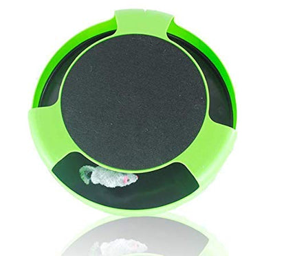 Cat Kitten Catch The Mouse Moving Play Toy Plush Scratching Claw Mat