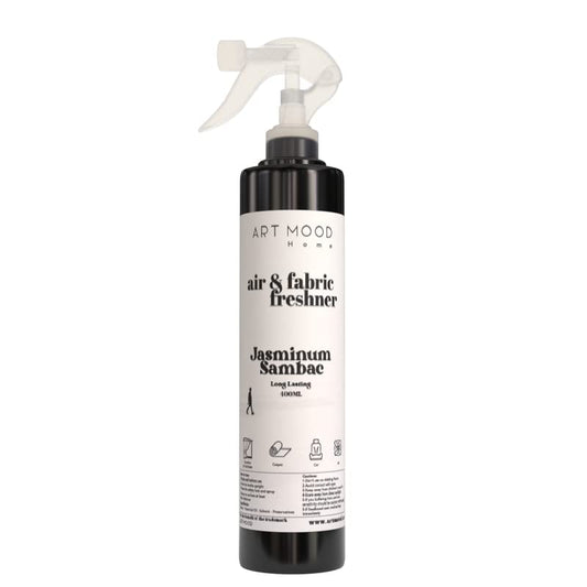 Jasminum Sambac Air & Fabric Freshener, a Long-Lasting Deodorizer Spray for Home and Linens, 1 Piece, Eliminates Odors from Rooms, Upholstery, and Cars, leaving a Fresh Floral Scent