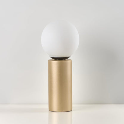 ريفا اباجوره مودرن من الخشب الزان الطبيعي عالي الجوده لون شامبيين وكلوب زجاج مستورد من نجفه شوب Riva modern table lamp from nagafa shop TB72-CH