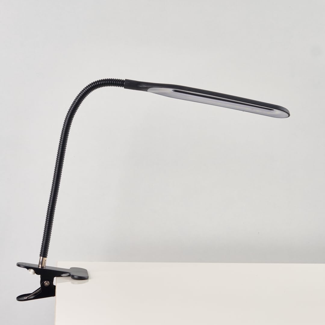 نجفه شوب اباجوره مكتب LED مرن بكليب تثبيت وزراع مرن قابل للحركه ف ميع الاتجاهات – إضاءة عملية ومريحة للعين NEW LED TABLE LAMP IB813