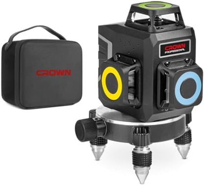 3 Lens Laser Scale 360 Degree Beam Green Color 30M Yeti Remote Control CROWN CT44088 CROWN