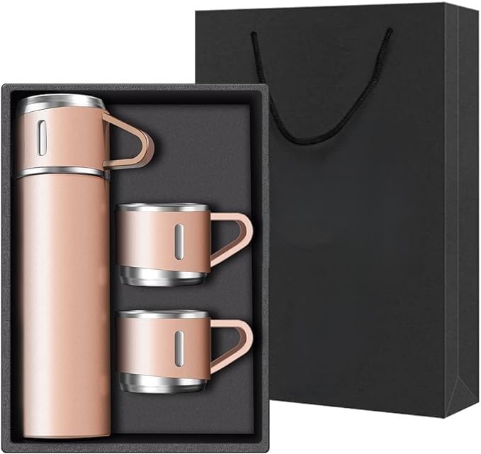Coffee Thermos Stainless Steel Vacuum-Insulated Water Bottle, 500ml, Double-Wall Thermal Flask, Hot and Cold Beverage Container, Ideal for Travel and Office Use
