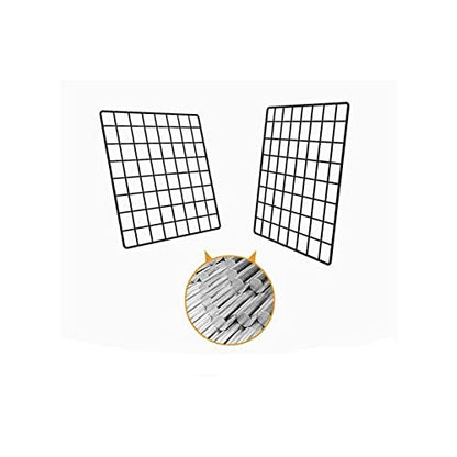 Metal Rabbit Cage (12 Count) - Easy Assembly - Black - 35cm x 35cm x 35cm