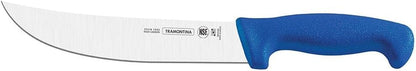 Professional Skinning Knife – 10-Inch Stainless Steel Blade with Blue Textured Polypropylene Handle – Heavy-Duty & Sharp