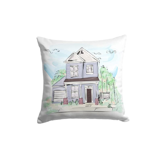 Canvas Elle 2.2 Cushion Cover, a durable multicolor decorative pillow with a contemporary artistic print, 40x40 cm, ideal for making a bold and modern statement on your sofa or chair