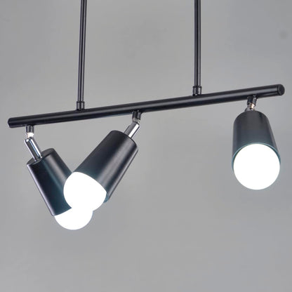 نجفه شوب تراك لايت تصميم عصري وتوزيع متوازن للإضاءة. يتميز بزاوية إضاءة واسعة تضمن انتشار الضوء بشكل متساوٍ في جميع الاتجاهات Black Track Light 3 Bulbs from Nagafa Shop SLTRB-3