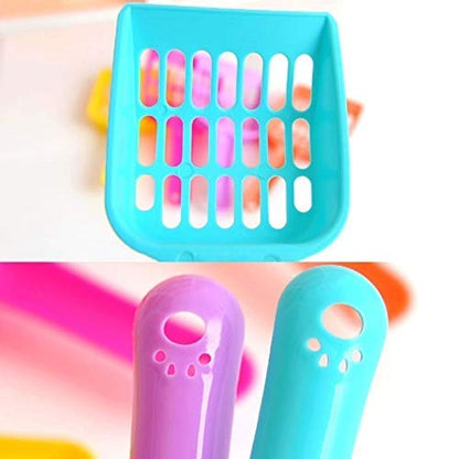 NCCZ 3 PCS Cat Litter Shovel Pet Cleanning Tool Plastic Scoop Cat Sand Cleaning Products (Random Color) (Color : Random Color)