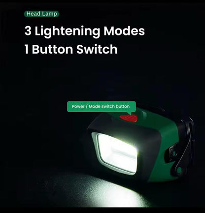 Bosch Rechargeable Headlamp for Adults with 300 Lumens USB Head Lamp with Lightweight