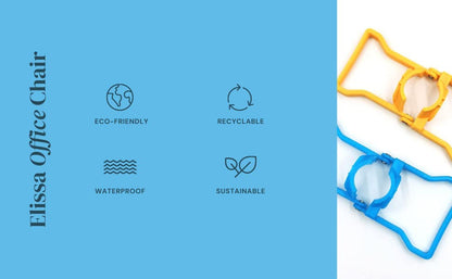 Stockpile Box Water Bottle Handle Lifter - 20L Ergonomic Plastic Labor Saving Barrel Holding Ring for Pail Buckets and Jars (Multicolour)