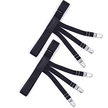 Men's Adjustable Shirt Stays Garters Suspenders /Holder