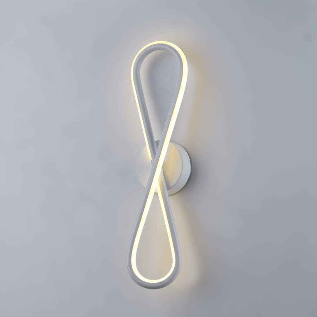انفينيتي ابليك ليد لون ابيض White wall lamp from nagafa shop LWW9004