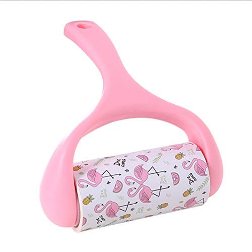 Lint Rollers & Brushes - Adhesive Tape Sticky Clothes Lint Roller Brush Dust Dirt Fluff Remover For Clothes Pet Hair Dust Carpet Dust Removal Brush (1 roll sticky paper)