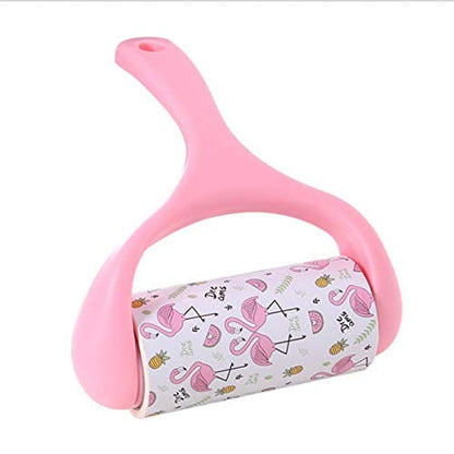 Lint Rollers & Brushes - Adhesive Tape Sticky Clothes Lint Roller Brush Dust Dirt Fluff Remover For Clothes Pet Hair Dust Carpet Dust Removal Brush (1 roll sticky paper)