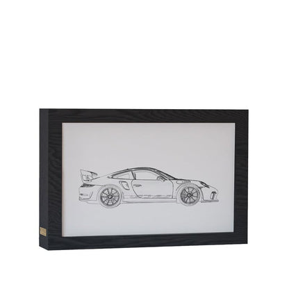 Natrual Wood 2 In 1 Photo Lighting Frame