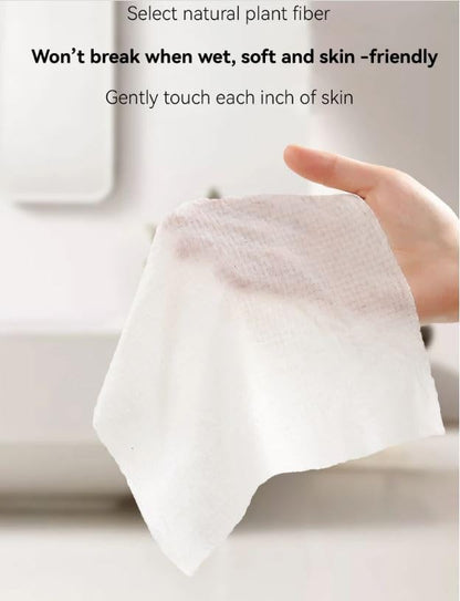 Doyelex® 20 Pieces Magic Coin Tablet Tissue, Magic Tablet Disposable Pure Cotton Towel Tissues Paper, Compressed Portable Facial Towel Water Wet Wipes For Outdoor Travel (1 Pack of 20 Pcs)