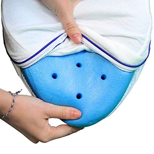 Meyson Memory Foam Pillow, Neck Pillows for Sleeping, Side Sleeping Pillow, Leg Pillow for Sleeping and Relieving Back Pain