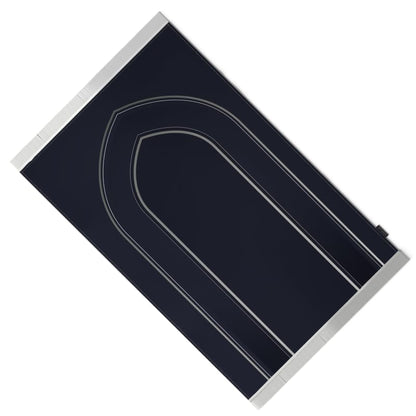 Velvet Prayer Mat in a sophisticated Dark Blue, 68x117 cm, a luxurious and soft rug with a timeless design, perfect for a comfortable and serene prayer experience anywhere you go