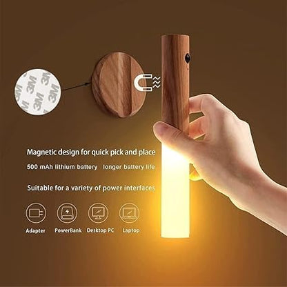 VY House USB Charging Smart Body Sensor Night Light, Motion Sensor Night Light, Corridor Wall Induction lamp Bedroom Intelligent Induction lamp.