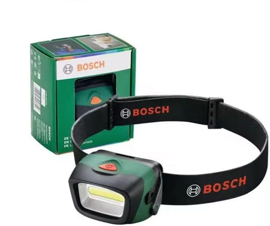 Bosch Rechargeable Headlamp for Adults with 300 Lumens USB Head Lamp with Lightweight