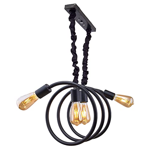 Black modern ceiling lamp k1019