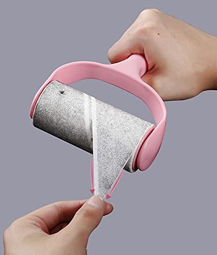 Zhong chen12 pcs lint roller refill 720-page tearable sticky fluff roller supplement paper core suitable for pet hair dust removal lint rollers replacement core(not including handle)
