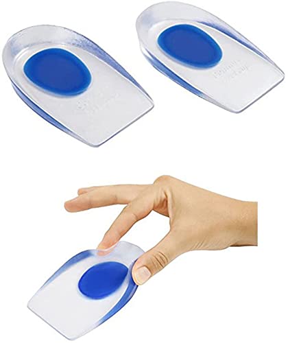 Pedimend Silicone Gel Heel Cups | Plantar Fasciitis Cushion Inserts | Alleviate Ankle Muscle Fatigue | Shock Absorber Insoles | Heel Spur Care | Foot Care Pads (UK 6.5-13.0)