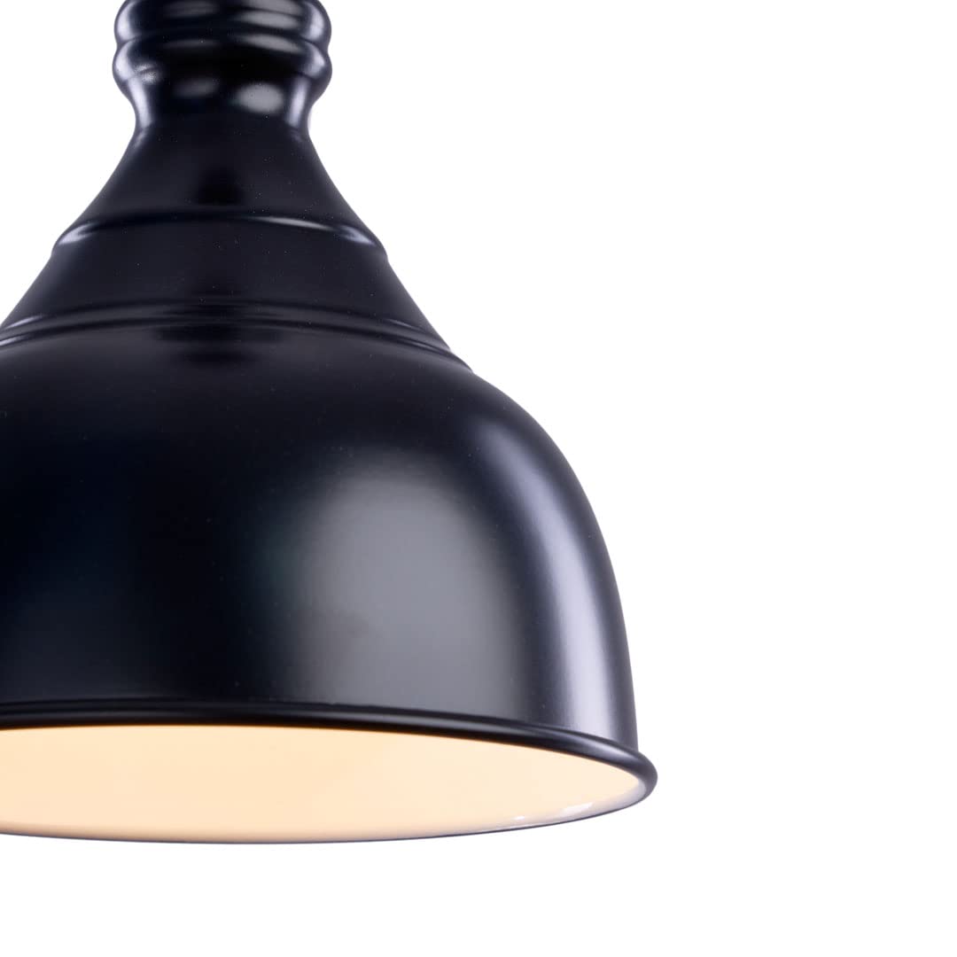 Nagafa Shop, M7B Modern Design Ceiling Lamp, Black, 25*25*100 H, For Dining Room, Kitchen, Bedroom, Foyer/Entryway