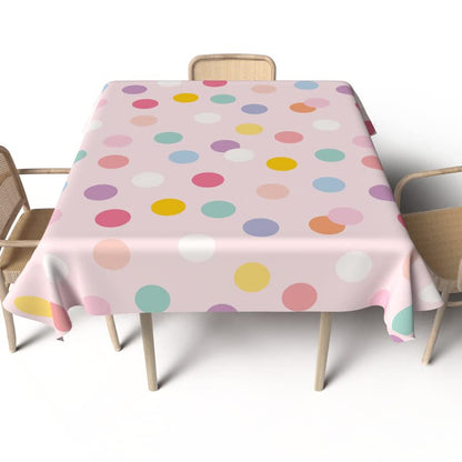 Tablecloth, Waterproof Polyester Fabric, Durable & Easy Care