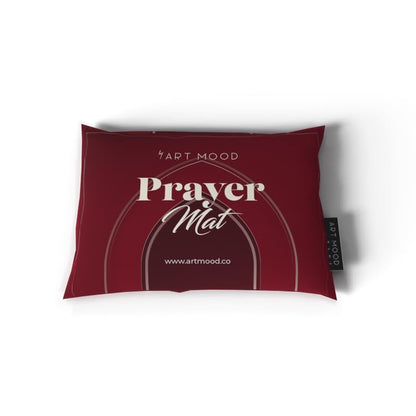 Al-Taqwa Velvet Prayer Mat, a Luxurious Islamic Rug in Red made from Soft Velvet Material, 68x117 cm, for Comfortable Prayer, a Salah Mat Ideal for Home, Mosque, or as a Travel Janamaz