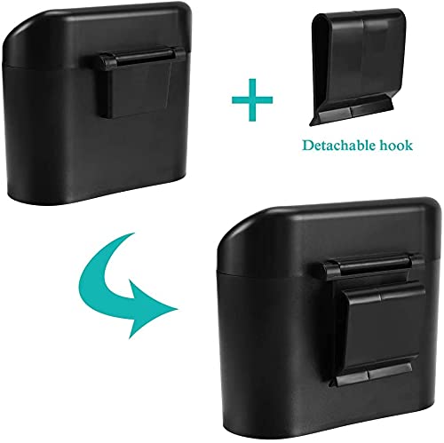 Car Trash Can with Lid,ShowTop Mini Vehicle Trash Bin Car Dustbin Garbage Organizer Storage 2 Packs,Automotive Garbage Can Bin Trash Container for Cars,Home,Office