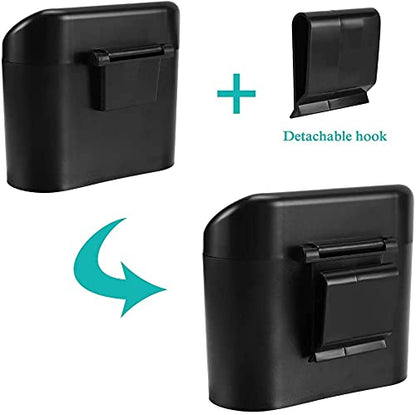 Car Trash Can with Lid,ShowTop Mini Vehicle Trash Bin Car Dustbin Garbage Organizer Storage 2 Packs,Automotive Garbage Can Bin Trash Container for Cars,Home,Office