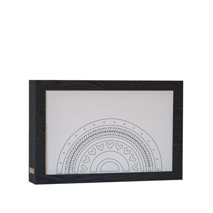 Natrual Wood 2 In 1 Photo Lighting Frame