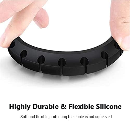 Cord Desk Holder Winder Desktop Tidy Management Silicone Cable Organizer Clips Holder for Mouse Keyboard Earphone Headset