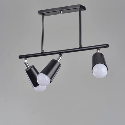 نجفه شوب تراك لايت تصميم عصري وتوزيع متوازن للإضاءة. يتميز بزاوية إضاءة واسعة تضمن انتشار الضوء بشكل متساوٍ في جميع الاتجاهات Black Track Light 3 Bulbs from Nagafa Shop SLTRB-3