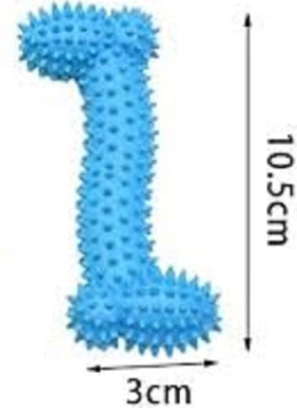 Bite Bone Shape Molar Thorn Chew Toy for Dog, 11cm