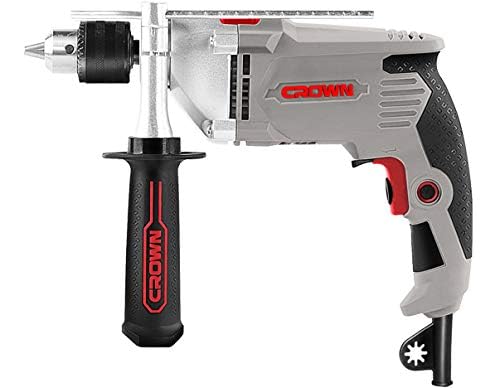 Crown ct10130 electric impact drill reversable, 13 mm - 810 watt
