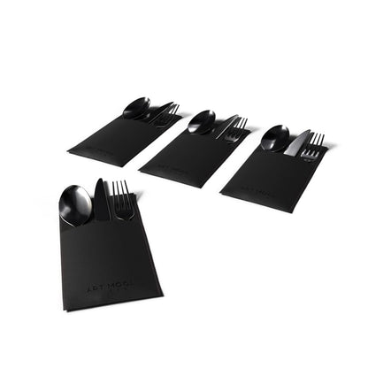 Leather Cover Holder - Set of 4 Cover Holders Durable for Dinner Plate, Dining Table