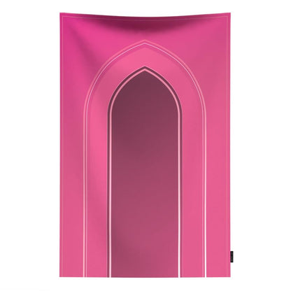 Al-Taqwa Waterproof Prayer Mat, a Durable Rug in Pink made from Easy-to-Clean Material, 68x117 cm, for Comfortable Prayer, a Portable Salah Mat Ideal for Outdoor, Indoor, and Travel