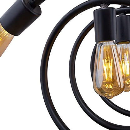 Black modern ceiling lamp k1019