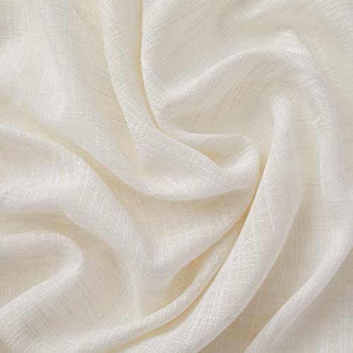 Luxury Linen Curtains With Velvet - Bottom Velvet Tone – 2-Tone Style – 1 Panel