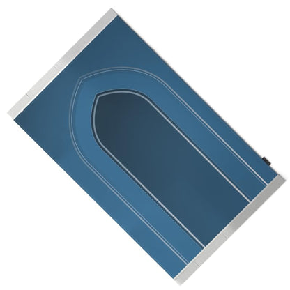 Velvet Prayer Mat in a deep Blue color, 68x117 cm, a luxurious and soft rug with a reverent design, providing a comfortable and dedicated space for prayer at home, mosque, or travel